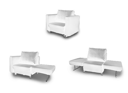 Convertible 1 place Solo Blanc
