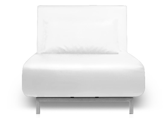 Convertible 1 place Obadia Blanc
