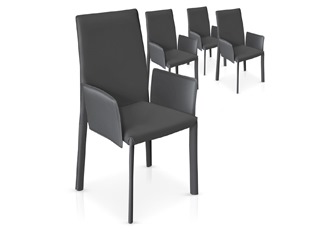 Chaises Design Maranelo Gris VENDU PAR 4