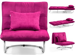 Fauteuil convertible Folo rose