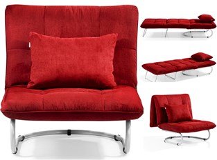 Fauteuil convertible Folo rouge