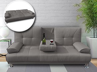 Convertible Canbar Gris en tissu