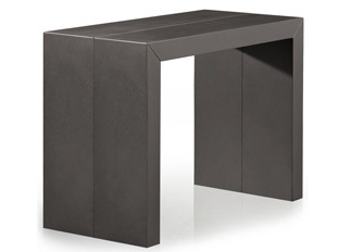 Table console gris carbone