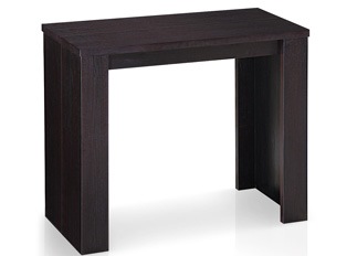 Table console bois wengé