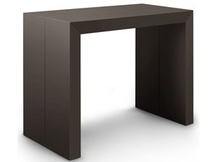 Table console gris carbone