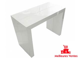Table console blanche