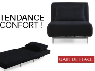 Convertible 1 place Obadia noir