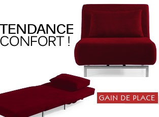 Convertible 1 place Obadia rouge