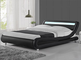 Lit led design Julio Noir 140cm